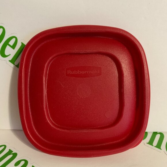 Rubbermaid Easy Find Red LID ONLY 7J58 72 Food Storage Containers Replacement - Picture 1 of 3